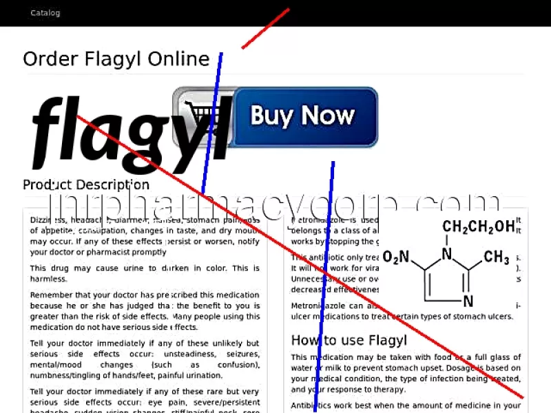 Métronidazole (flagyl) sans ordonnance